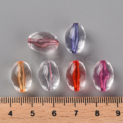 Transparent Acrylic Beads TACR-S154-14A-1
