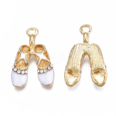 Rack Plating Alloy Enamel Pendants LS-ENAM-T011-130B-1