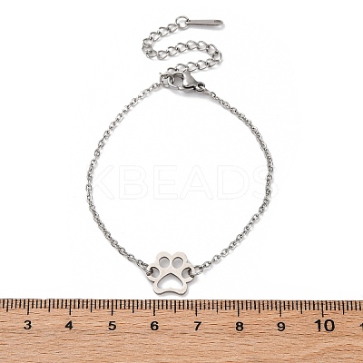 Tarnish Resistant 201 Stainless Steel Link Bracelets STAS-T040-JN020-1-1