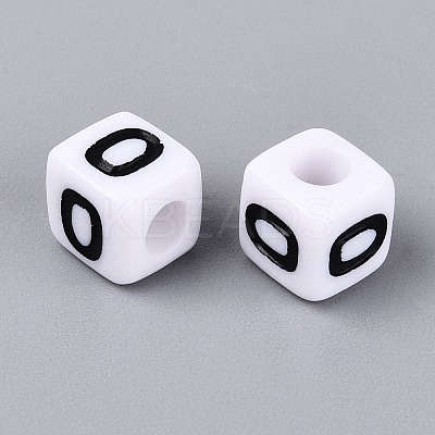 Opaque Acrylic Beads SACR-N020-04A-O-1