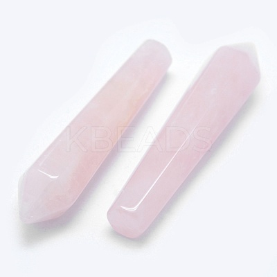 Natural Rose Quartz Pointed Beads G-E490-E10-1