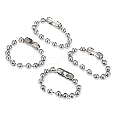 Tarnish Resistant 304 Stainless Steel Ball Chain Bracelets X-BJEW-G618-03P-1