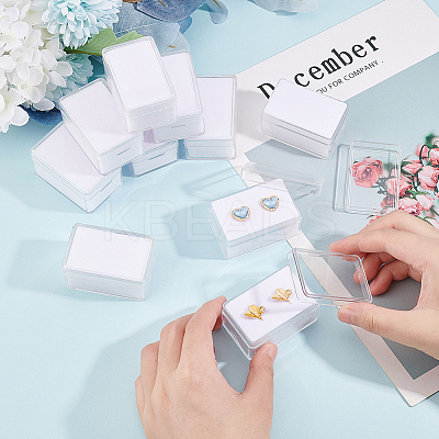 Acrylic Jewelry Storage Box LS-CON-WH0089-10B-1