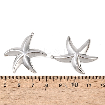 304 Stainless Steel Pendants STAS-P424-02P-1