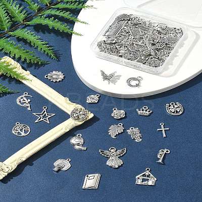 20 Styles Tibetan Style Alloy Pendants FIND-FS0002-72-1