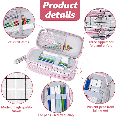 1Pc Canvas Pen Bag for Student FIND-GF0008-05A-1