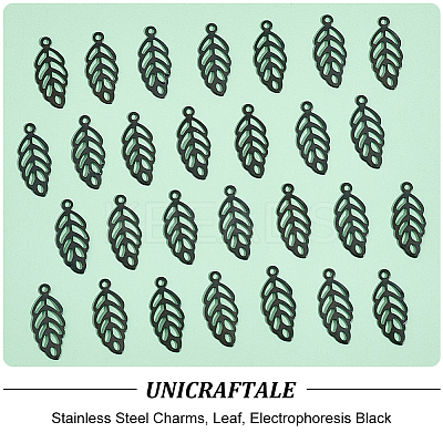 50Pcs 304 Stainless Steel Charms STAS-UN0053-25EB-1