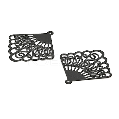 Spray Painted 430 Stainless Steel Pendants STAS-Z116-11-1