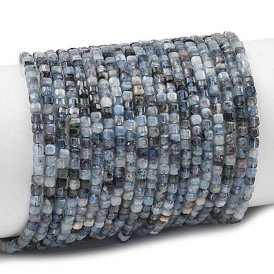 Natural Devil Blue Aquamarine Beads Strands G-NH0073-C01-2mm-1