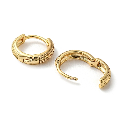 Brass Hollow Hoop Earrings LS-EJEW-M236-01F-G-1