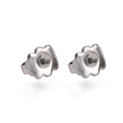 Non-Tarnish 304 Stainless Steel Ear Nuts X-STAS-L221-12P-1