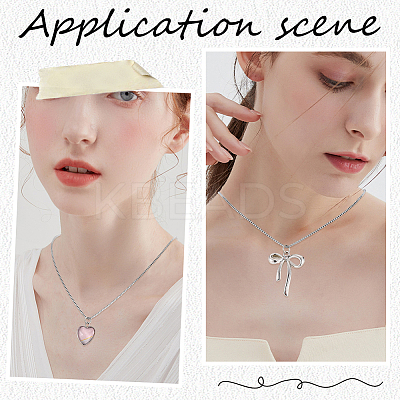 12Pcs 304 Stainless Steel Box Chain Necklaces Set NJEW-SC0001-21-1