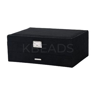 Velvet & Wood Jewelry Boxes VBOX-I001-04A-1