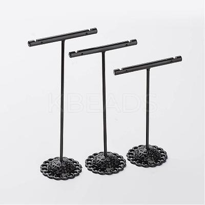 3 Pcs T Bar Iron Earring Displays Sets EDIS-P001-01B-1