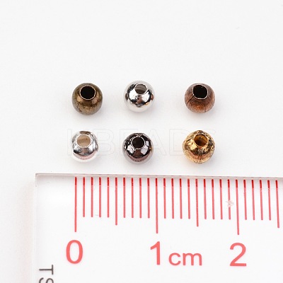 Round Iron Spacer Beads IFIN-E148Y-M-B-1