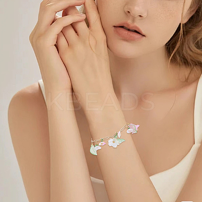 DIY Leaf & Flower Jewelry Making Kits DIY-SC0031-73-1