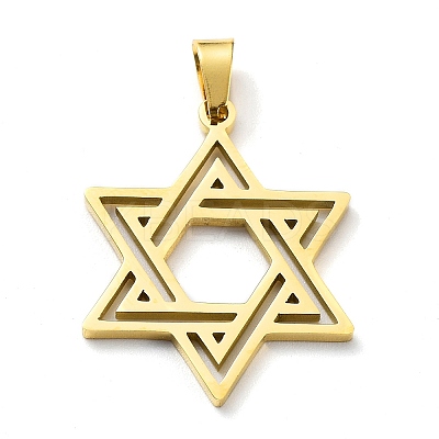 304 Stainless Steel Pendants X-STAS-D036-04G-1