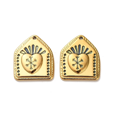 304 Stainless Steel Pendants STAS-C152-21G-02-1