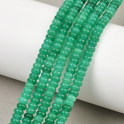 Natural White Jade Beads Strands G-L635-A02-4x2mm-06-1