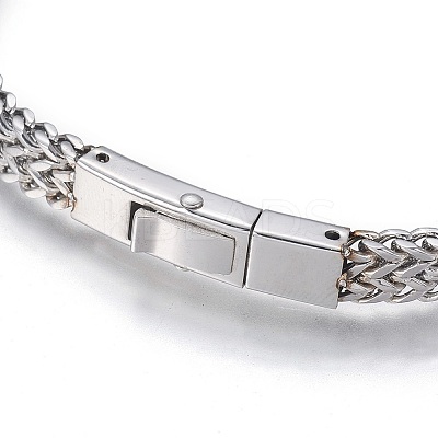 Tarnish Resistant 304 Stainless Steel Mesh Bracelets LS-BJEW-L665-04P-1