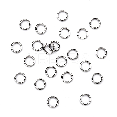 Tarnish Resistant 304 Stainless Steel Split Rings STAS-E010-5x1mm-2-1
