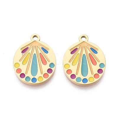 Ion Plating(IP) 316L Surgical Stainless Steel Pendants STAS-H213-21G-1