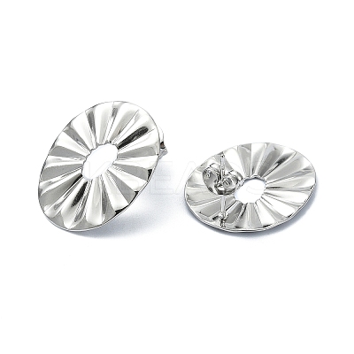 Tarnish Resistant 201 Stainless Steel Stud Earrings EJEW-K270-18P-1