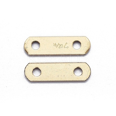 Yellow Gold Filled Spacer Bars KK-L183-028G-1