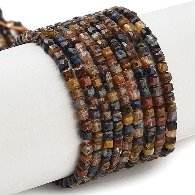 Natural Pietersite Beads Strands G-H042-B10-01-1