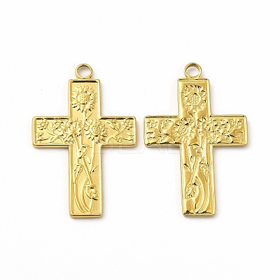 Ion Plating(IP) 304 Stainless Steel Pendants STAS-F290-14G-1