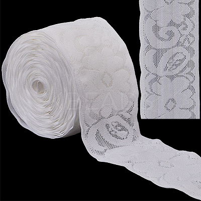 5M Nylon Elastic Lace Trim OCOR-GF0003-76A-1