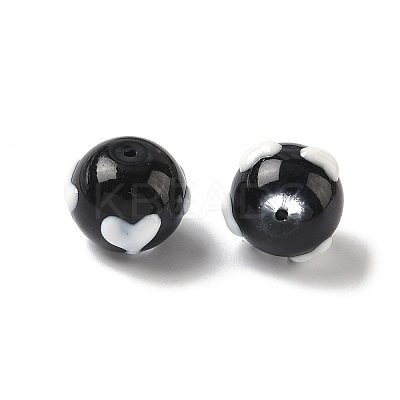 Handmade Glass Enamel Beads GLAA-K070-45C-1