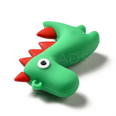 Dinosaur Shape PVC Pendants KY-E012-05-1