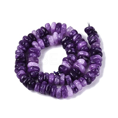 Dyed Natural Quartz Beads Strands G-N359-16A-07-1