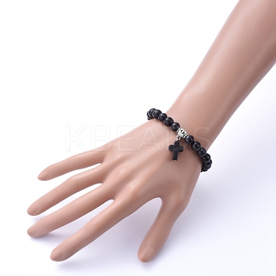 Stretch Charm Bracelets BJEW-JB05234-1