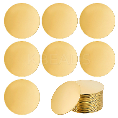 40Pcs Brass Sheet FIND-GA0003-71-1
