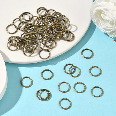 Iron Open Jump Rings IFIN-ZX011-AB-NF-1