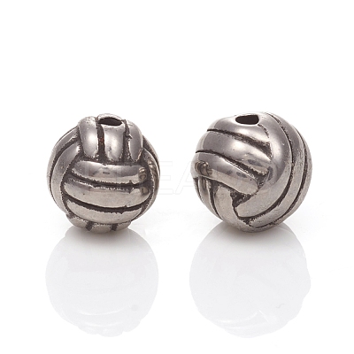 304 Stainless Steel Beads STAS-I134-04AS-1