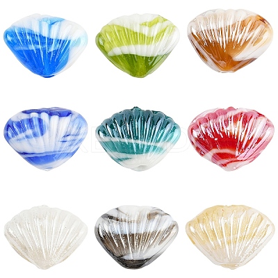 20Pcs Handmade Lampwork Beads LAMP-YW0001-61A-1