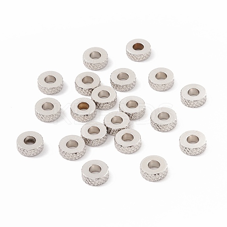 Non-Tarnish 201 Stainless Steel Spacer Beads STAS-A057-25D-P-1