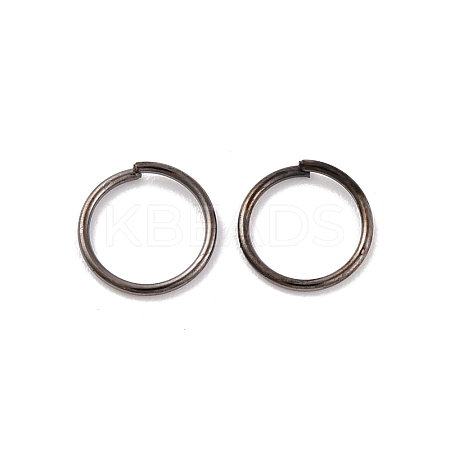 Brass Saw Cut Open Jump Rings KK-G514-01L-B-1