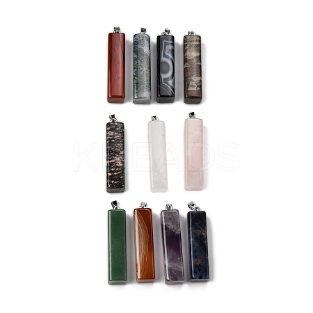 Natural Mixed Stone Big Pendants G-F820-03P-1