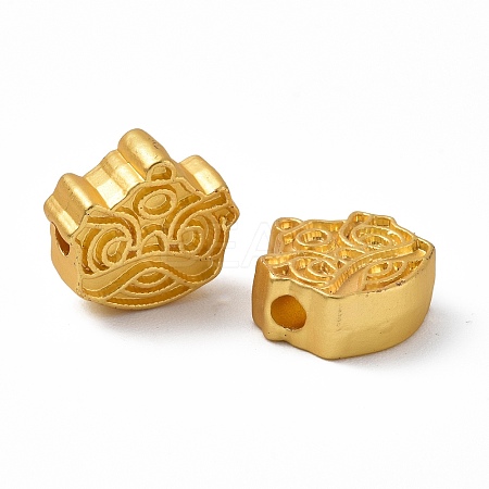 Rack Plating Alloy Beads PALLOY-I215-30G-1