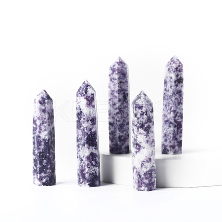 Tower Natural Lepidolite Home Display Decoration PW-WG20981-46-1