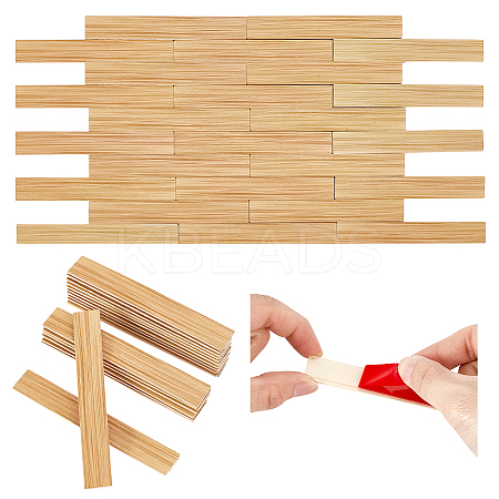 40Pcs 2 Sets Mini Wood Floor Sticker DIY-GA0008-39-1
