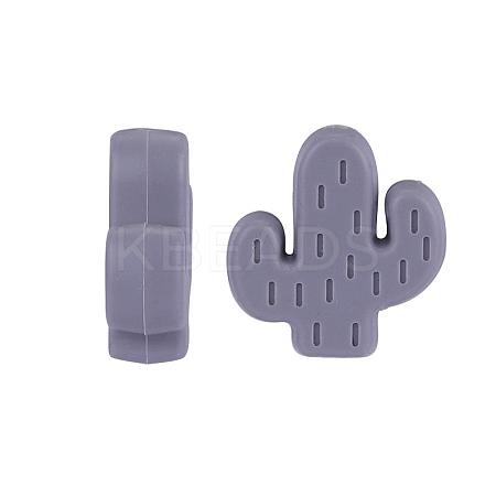 20Pcs Cactus Food Grade Eco-Friendly Silicone Focal Beads JX906J-1