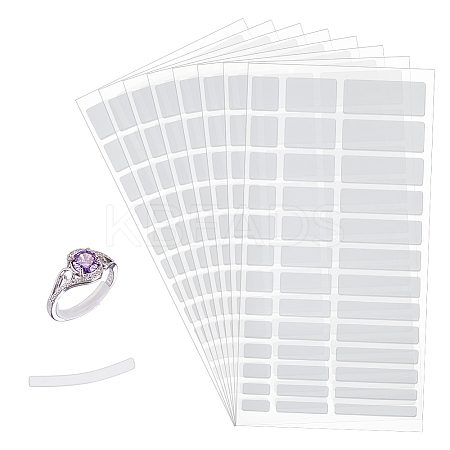 20Pcs Silicone & Acrylic & EVA Invisible Ring Size Adjuster FIND-NB0006-70-1