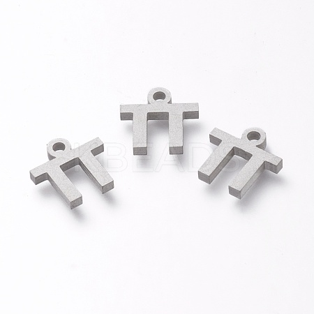 Tarnish Resistant 304 Stainless Steel Pendants STAS-A045-02P-1