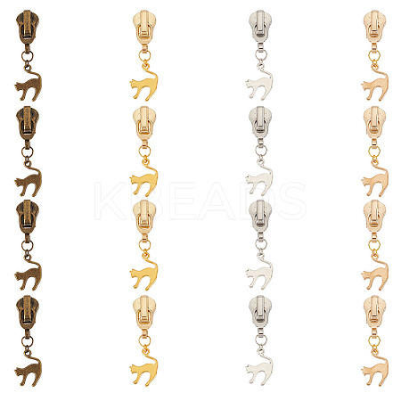 Alloy Replacement Zipper Sliders PALLOY-PH01591-02-1