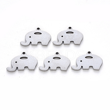 Tarnish Resistant 304 Stainless Steel Pendants STAS-N092-54-1